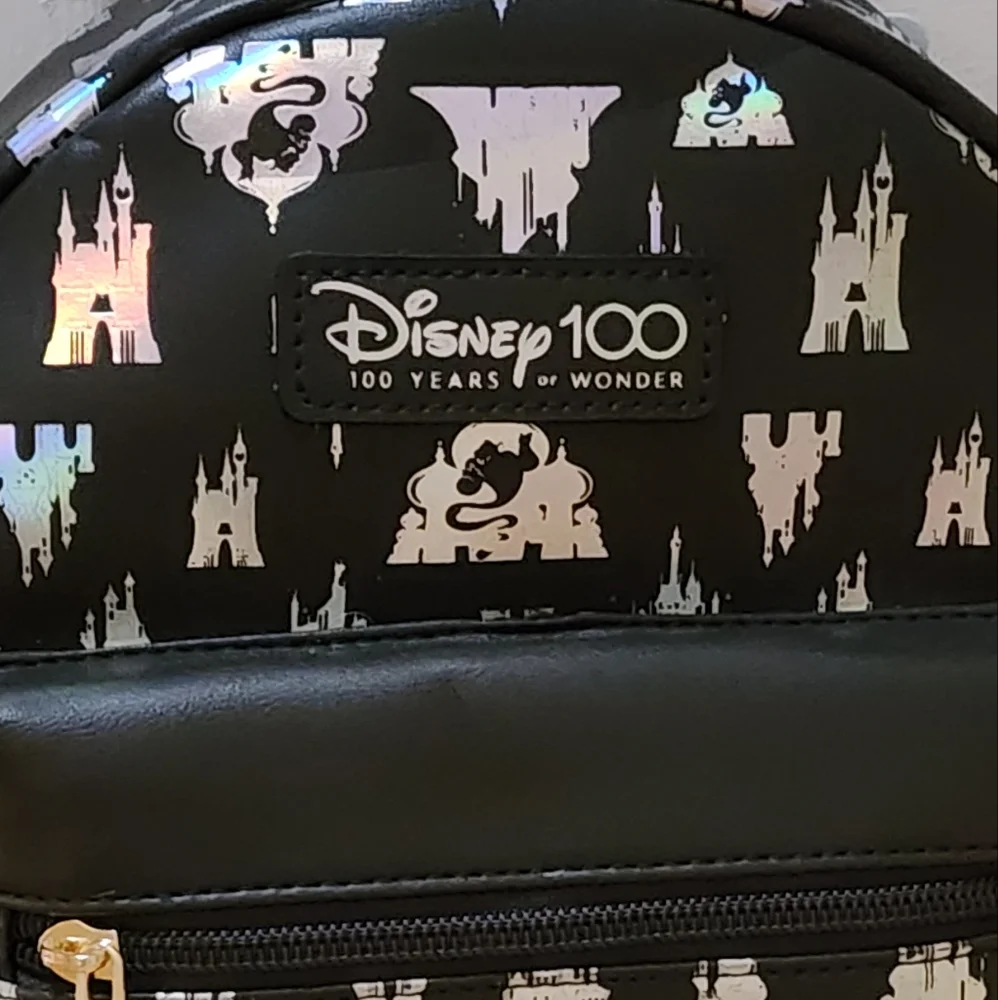Disney 100th Anniversary Pricess's Castles Mini Backpack NWT - Picture 9 of 9
